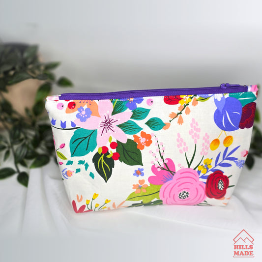 Zipper Pouch - Floral Garden