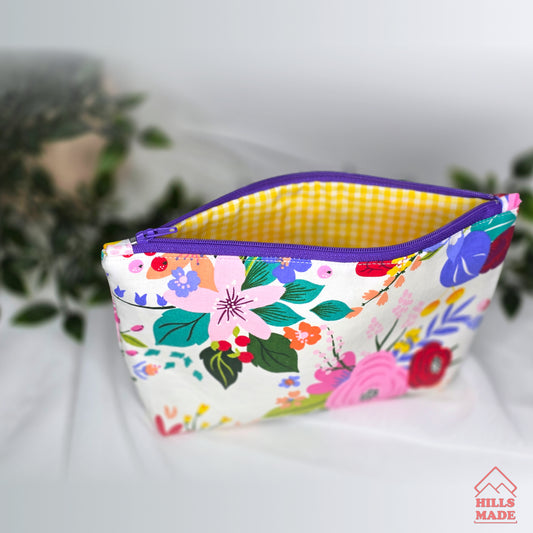 Zipper Pouch - Floral Garden
