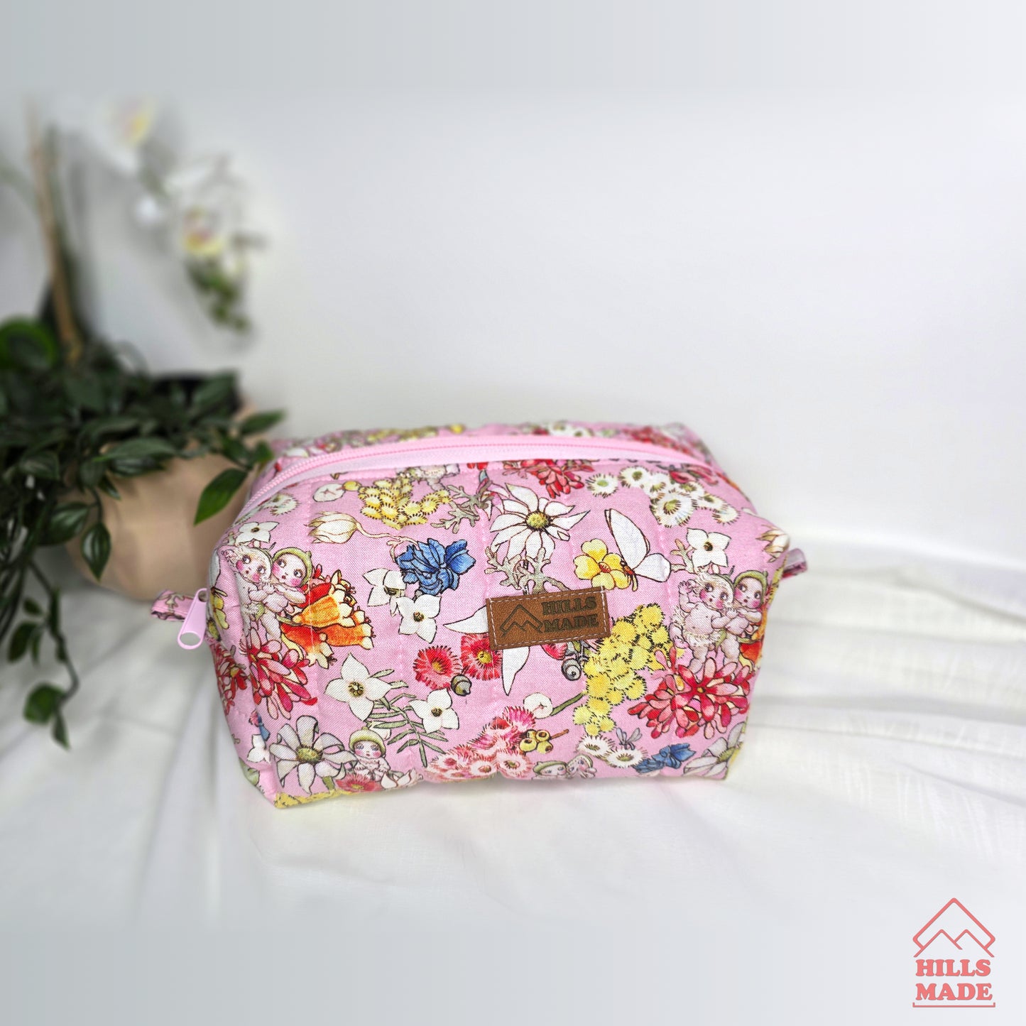 Cosmetic Bag - Pink Gumnuts